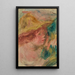 Buste au chapeau - Pierre-Auguste Renoir — gerahmtes Bild an der Wand