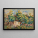 Cabanon près des Collettes - Pierre-Auguste Renoir — gerahmtes Bild an der Wand