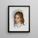 Kinder mit braunen Haaren - Pierre-Auguste Renoir — gerahmtes Bild an der Wand