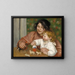 Kinderbild mit Spielzeug, Gabrielle und der Sohn des Künstlers Jean-Pierre-Auguste Renoir — gerahmtes Bild an der Wand