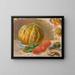 Komposition mit Melonen und Tomaten - Pierre-Auguste Renoir — gerahmtes Bild an der Wand