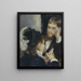 Gespräch - Pierre-Auguste Renoir — gerahmtes Bild an der Wand