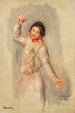 Tänzerin mit Kastagnetten - Pierre-Auguste Renoir — Ansicht des Kunstwerks