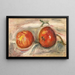 Zwei Äpfel - Pierre-Auguste Renoir — gerahmtes Bild an der Wand
