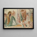 Skizze für Ödipus Oberteil - Pierre-Auguste Renoir — gerahmtes Bild an der Wand