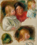 Studie von Kindern und jungen Frauen - Pierre-Auguste Renoir — Ansicht des Kunstwerks