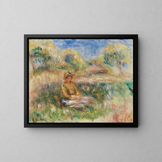 PierreAuguste Renoir - Femme assise dans un paysage.webp