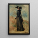 Frau beim Spaziergang - Pierre-Auguste Renoir — gerahmtes Bild an der Wand