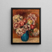 Flowers in a Green Vase Fleurs dans un vase vert - Pierre-Auguste Renoir — gerahmtes Bild an der Wand