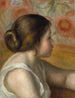 Kopf eines jungen Mädchens - Pierre-Auguste Renoir — Ansicht des Kunstwerks