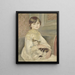 Julie Manet - Pierre-Auguste Renoir — gerahmtes Bild an der Wand