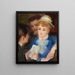 La Lecture du rôle - Pierre-Auguste Renoir — gerahmtes Bild an der Wand