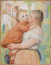 La blanchisseuse et son enfant Aline et Pierre - Pierre-Auguste Renoir — Ansicht des Kunstwerks