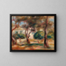 Der Garten der Collettes - Pierre-Auguste Renoir — gerahmtes Bild an der Wand