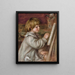 Der kleine Maler Claude Renoir - Pierre-Auguste Renoir — gerahmtes Bild an der Wand