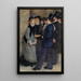 La Sortie du conservatoire - Pierre-Auguste Renoir — gerahmtes Bild an der Wand