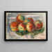 Die Pfirsiche - Pierre-Auguste Renoir — gerahmtes Bild an der Wand