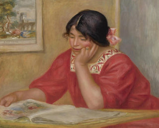 Lontine lesend - Pierre-Auguste Renoir — Ansicht des Kunstwerks