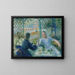 Mittagessen im Restaurant Fournaise - Pierre-Auguste Renoir — gerahmtes Bild an der Wand