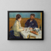 Frühstück in der Sonne - Pierre-Auguste Renoir — gerahmtes Bild an der Wand