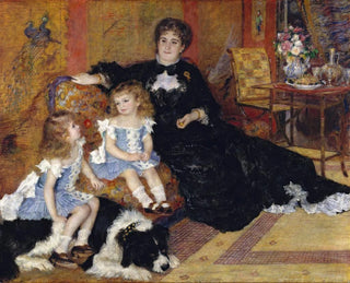 Madame Georges Charpentier, Marguerite-Louise Lemonnier und ihre Kinder Georgette-Berthe und Paul-Émile-Charles - Pierre-Auguste Renoir — Ansicht des Kunstwerks
