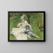 Madame Monet und ihr Sohn - Pierre-Auguste Renoir — gerahmtes Bild an der Wand