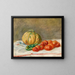 Melone und Tomaten - Pierre-Auguste Renoir — gerahmtes Bild an der Wand