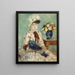 Mlle Charlotte Berthier - Pierre-Auguste Renoir — gerahmtes Bild an der Wand