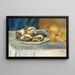 Stillleben mit Zitronen und Austern - Pierre-Auguste Renoir — gerahmtes Bild an der Wand