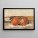 Stillleben, zwei Äpfel - Pierre-Auguste Renoir — gerahmtes Bild an der Wand