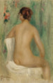 Nacktes Sitzen von hinten - Pierre-Auguste Renoir — Ansicht des Kunstwerks