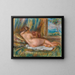 Odalisque liegend - Pierre-Auguste Renoir — gerahmtes Bild an der Wand