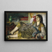 Odalisque - Pierre-Auguste Renoir — gerahmtes Bild an der Wand
