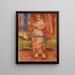 Odalisque mit Teeservice - Pierre - Auguste Renoir — gerahmtes Bild an der Wand