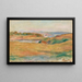 Landschaft in der Nähe des Meeres - Pierre-Auguste Renoir — gerahmtes Bild an der Wand