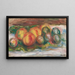 Pfirsiche und Pflaumen - Pierre-Auguste Renoir — gerahmtes Bild an der Wand