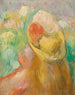 Kleine Mädchen mit gelbem Hut - Pierre-Auguste Renoir — Ansicht des Kunstwerks