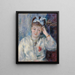 Portrait of Mademoiselle Marie Murer Portrait de Mademoiselle Marie Murer - Pierre-Auguste Renoir — gerahmtes Bild an der Wand