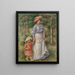 Promenade La Promenade - Pierre-Auguste Renoir — gerahmtes Bild an der Wand