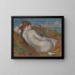 Akt liegend - Pierre-Auguste Renoir — gerahmtes Bild an der Wand