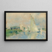 Regatta in Argenteuil - Pierre-Auguste Renoir — gerahmtes Bild an der Wand
