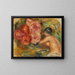 Rosen und Studie von Gabrielle - Pierre-Auguste Renoir — gerahmtes Bild an der Wand