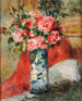 Rosen und Pfingstrosen in einer Vase - Pierre-Auguste Renoir — Ansicht des Kunstwerks