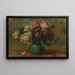 Rosen in einer Vase - Pierre-Auguste Renoir — gerahmtes Bild an der Wand