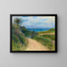 Route de Berneval - Pierre-Auguste Renoir — gerahmtes Bild an der Wand