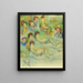 Studien von Pierre Renoir seiner Mutter Aline Charigot nackt und Landschaft - Pierre-Auguste Renoir — gerahmtes Bild an der Wand