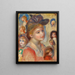 Studie von Mädchenköpfen Étude de têtes de jeunes filles - Pierre-Auguste Renoir — gerahmtes Bild an der Wand