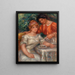 L'heure du thé - Pierre-Auguste Renoir — gerahmtes Bild an der Wand