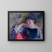 Der Träumer - Pierre-Auguste Renoir — gerahmtes Bild an der Wand