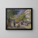Les Grands Boulevards - Pierre-Auguste Renoir — gerahmtes Bild an der Wand